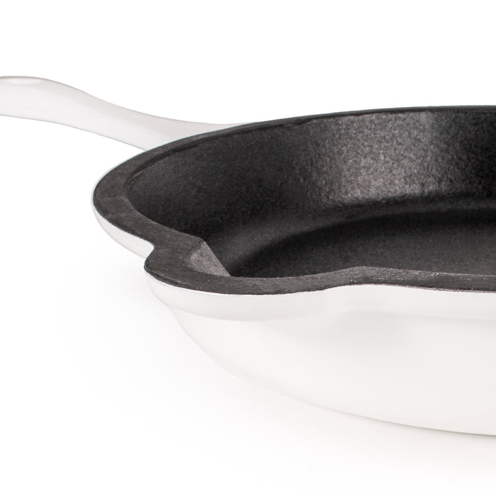 Image 6 of Shopberghoff Neo 10" Cast Iron Fry Pan, White