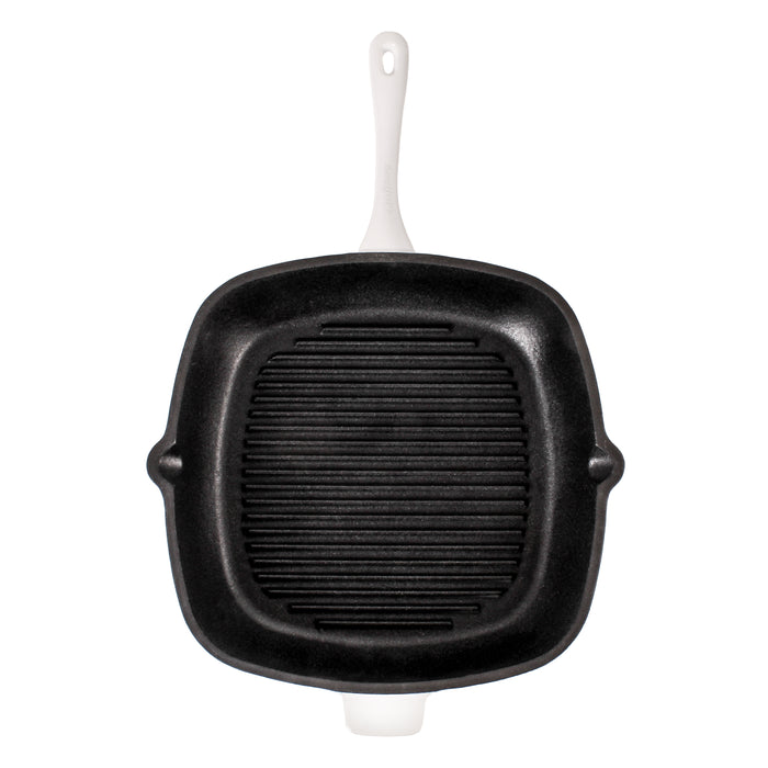 Image 3 of Shopberghoff Neo 11" Cast Iron Square Grill Pan, White