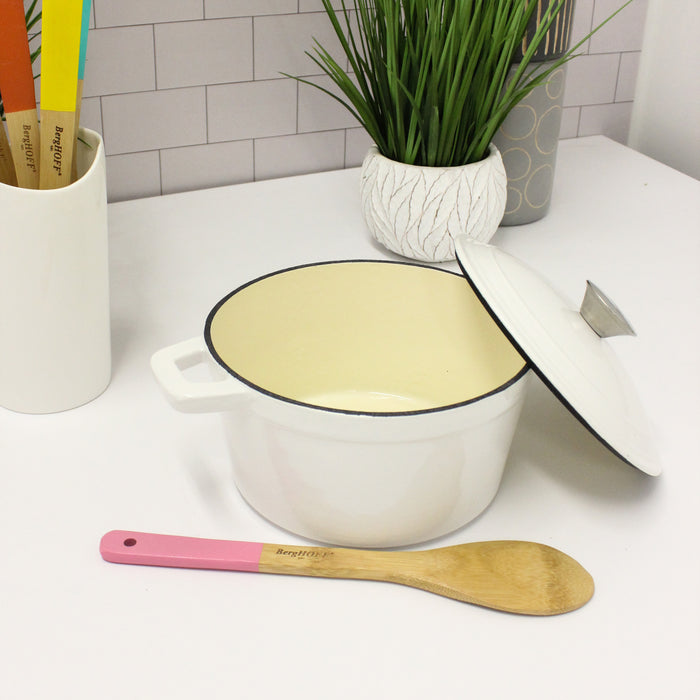 Image 7 of Shopberghoff Neo Cast Iron 3qt. Round Dutch Oven 8" with Lid, White