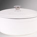 Image 2 of Shopberghoff Neo Cast Iron 5qt. Oval Dutch Oven 11.5" with Lid, White