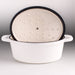 Image 3 of Shopberghoff Neo Cast Iron 5qt. Oval Dutch Oven 11.5" with Lid, White