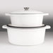 Image 4 of Shopberghoff Neo Cast Iron 5qt. Oval Dutch Oven 11.5" with Lid, White