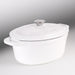 Image 3 of Shopberghoff Neo Cast Iron 8qt. Oval Dutch Oven 13" with Lid, White