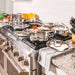 Image 3 of Shopberghoff Belly Shape 12pc 18/10 Stainless Steel Cookware Set, SS Lids