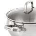 Image 3 of Shopberghoff Belly Shape 18/10 Stainless Steel 9.5" Stock Pot with Glass Lid, 5.5qt.