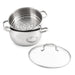Image 7 of Shopberghoff Belly Shape 18/10 Stainless Steel 9.5" Stock Pot with Glass Lid, 5.5qt.