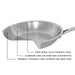Image 4 of Shopberghoff Professional Tri-Ply 18/10 Stainless Steel 8" Saucepan with SS Lid, 3.3qt.