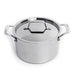 Image 1 of Shopberghoff Professional Tri-Ply 18/10 Stainless Steel 8" Stockpot with SS Lid, 4qt.