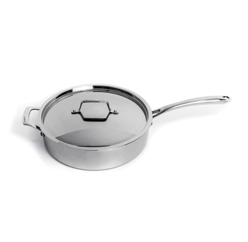 Image 1 of Shopberghoff Professional Tri-Ply 18/10 Stainless Steel 11" Sauté Pan with SS Lid, 4.6qt.