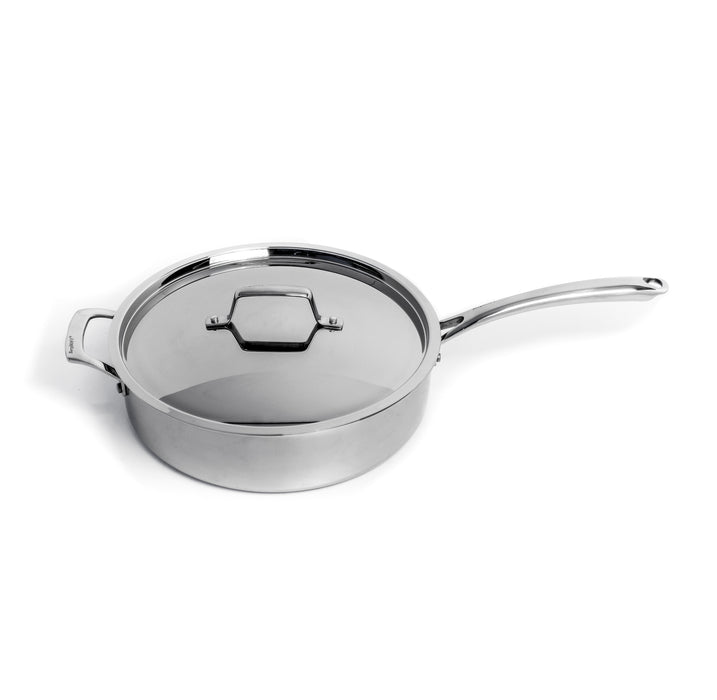 Image 1 of Shopberghoff Professional Tri-Ply 18/10 Stainless Steel 11" Sauté Pan with SS Lid, 4.6qt.