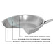 Image 7 of Shopberghoff Professional Tri-Ply 18/10 Stainless Steel 8'' Fry Pan