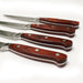 Image 4 of Pakka Wood 7pc Stainless Steel Steak & Carving Knife Set