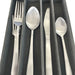 Image 3 of Essentials 20Pc 18/10 Stainless Steel Flatware Set, Taper