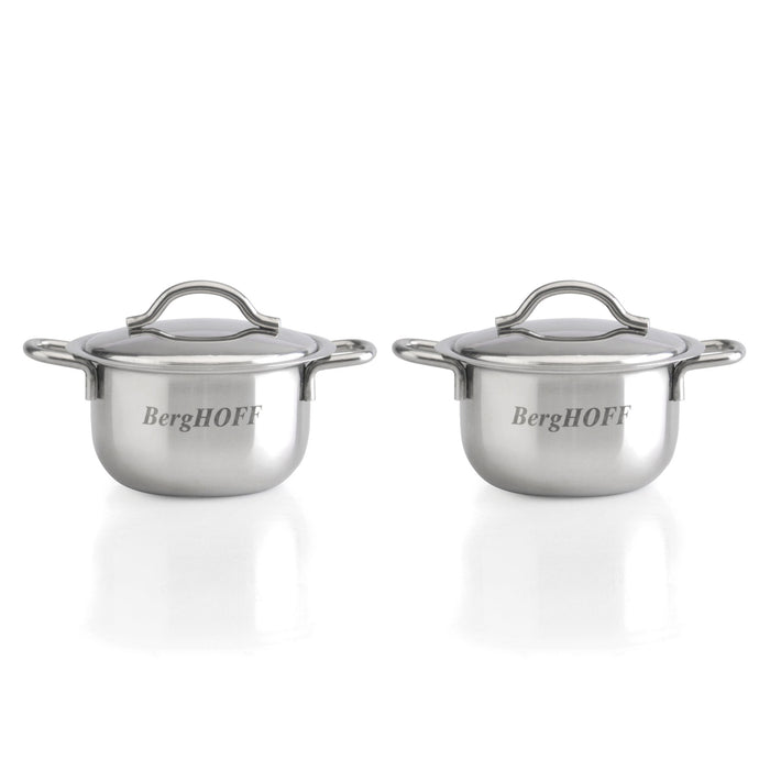 Image 6 of Shopberghoff 4Pc 18/10 Stainless Steel 2.5" Condiment Canister Set