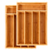 Image 2 of Shopberghoff Bamboo 5-Slot Flatware Organizers, Set of Two