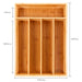 Image 7 of Shopberghoff Bamboo 5-Slot Flatware Organizers, Set of Two