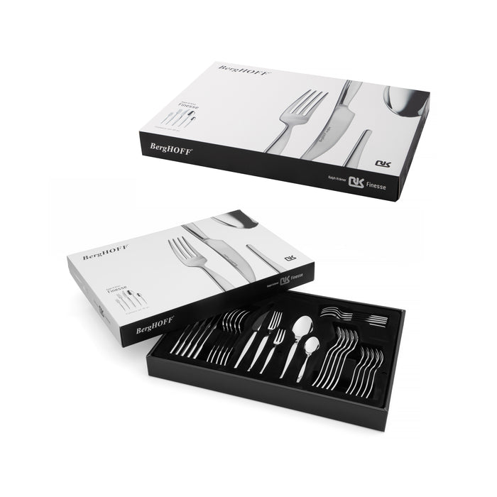 Image 4 of Ralph Kramer Finesse 60Pc 18/10 Stainless Steel Service Flatware Set, Service for 12
