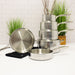 Image 4 of Shopberghoff Vintage 10Pc Tri-Ply 18/10 Stainless Steel Cookware Set, Hammered