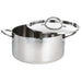 Image 10 of Shopberghoff Vintage 10Pc Tri-Ply 18/10 Stainless Steel Cookware Set, Hammered