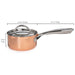 Image 2 of Shopberghoff Vintage Tri-Ply Copper 5.5" Saucepan 1qt. with Lid, Hammered