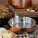 Image 2 of Shopberghoff Vintage Tri-Ply Copper 8" Deep Skillet, Hammered