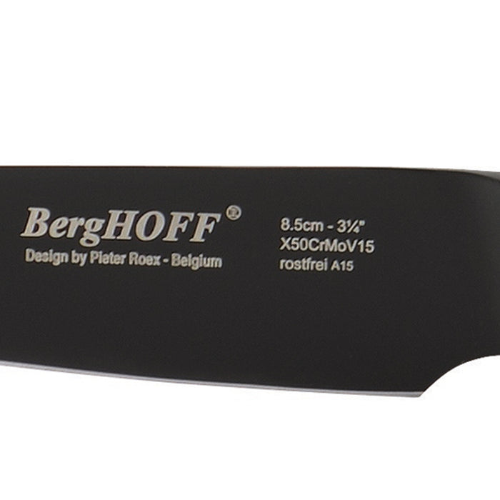 Image 2 of Shopberghoff Ron 3.35" Stainless Steel Paring Knife, Black