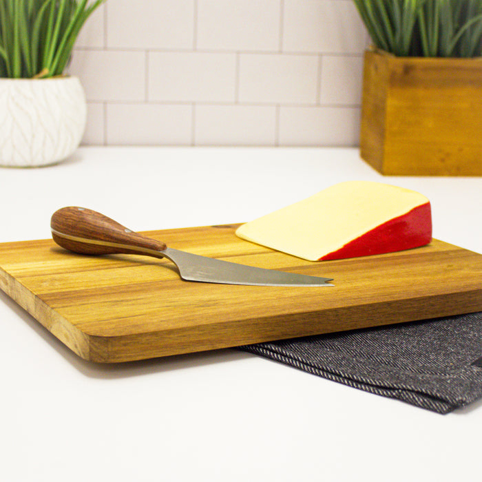 Image 7 of Bamboo 3Pc Rectangle Board  and Aaron Probyn Cheese Knives Set