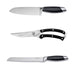 Image 1 of Shopberghoff Moon 3-Pc Stainless Steel Cutlery Set Chef's Knife Serrated Bread Knife Poultry Shear PP Handle