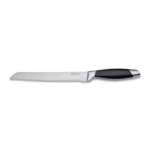 Image 2 of Shopberghoff Moon 3-Pc Stainless Steel Cutlery Set Chef's Knife Serrated Bread Knife Poultry Shear PP Handle