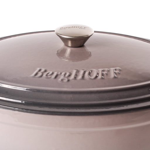 Image 2 of Shopberghoff Neo Cast Iron 8qt. Oval Dutch Oven 13" with Lid, Oyster