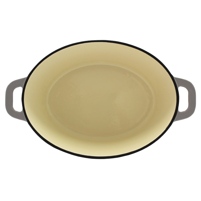 Image 4 of Shopberghoff Neo Cast Iron 8qt. Oval Dutch Oven 13" with Lid, Oyster