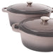 Image 2 of Shopberghoff Neo Cast Iron 5qt. Oval Dutch Oven 11.5" with Lid, Oyster