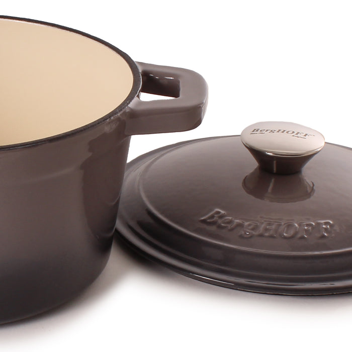 Image 7 of Shopberghoff Neo Cast Iron 7qt. Round Dutch Oven 11" with Lid, Oyster