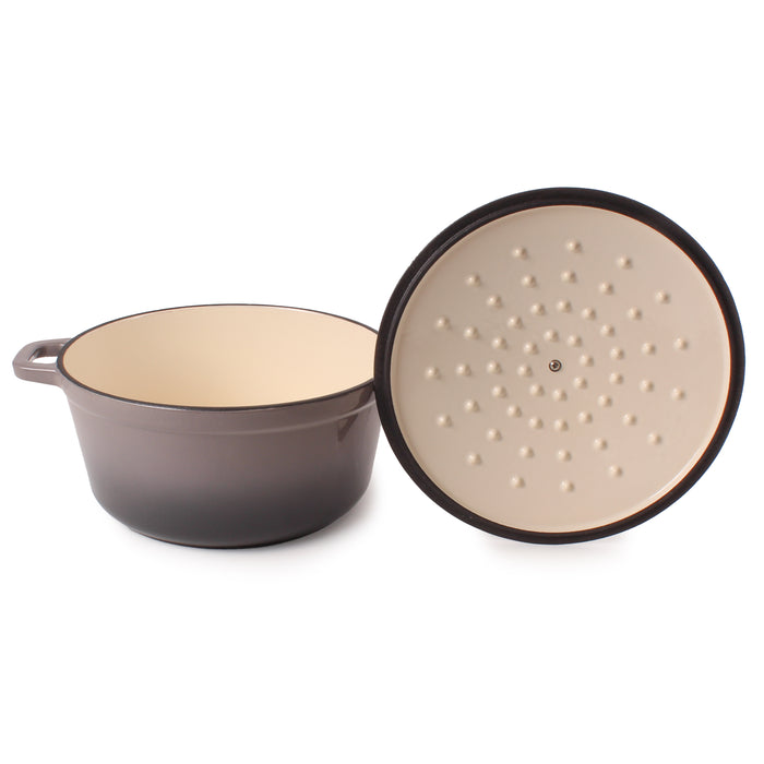 Image 9 of Shopberghoff Neo Cast Iron 7qt. Round Dutch Oven 11" with Lid, Oyster
