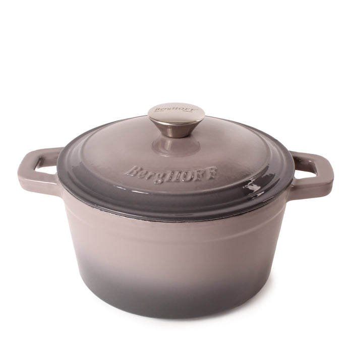 Image 1 of Shopberghoff Neo Cast Iron 3qt. Round Dutch Oven 8" with Lid, Oyster