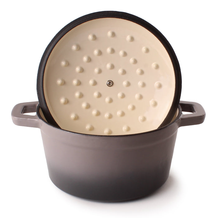 Image 4 of Shopberghoff Neo Cast Iron 3qt. Round Dutch Oven 8" with Lid, Oyster