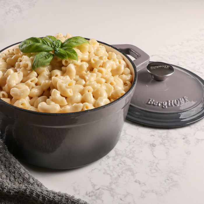 Image 8 of Shopberghoff Neo Cast Iron 3qt. Round Dutch Oven 8" with Lid, Oyster