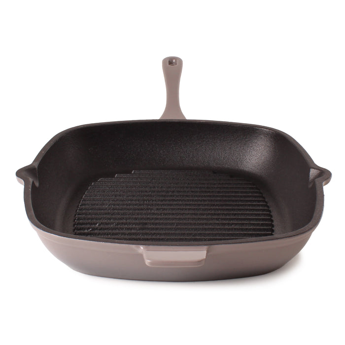 Image 1 of Shopberghoff Neo 11" Cast Iron Square Grill Pan, Oyster