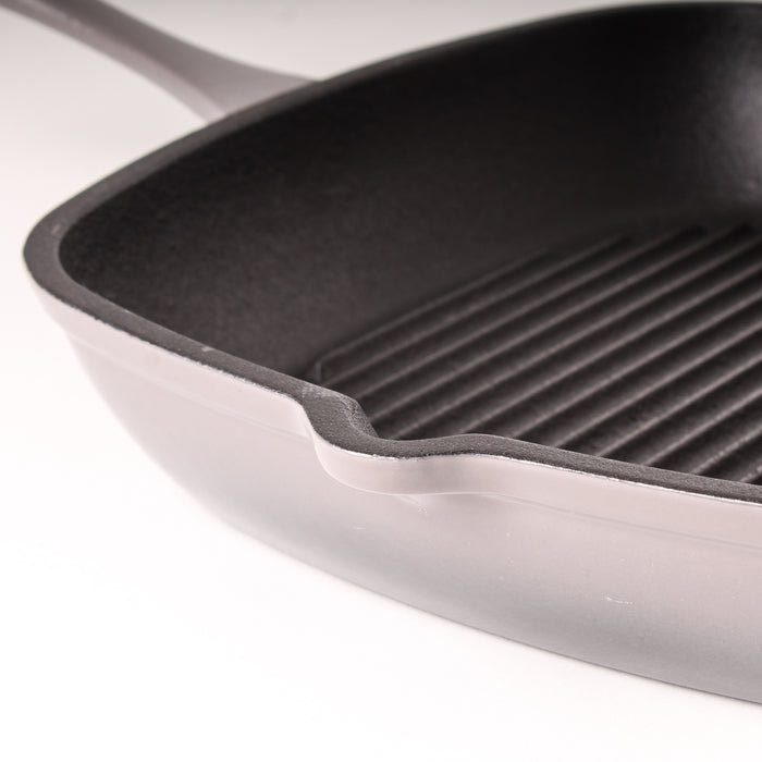Image 4 of Shopberghoff Neo 11" Cast Iron Square Grill Pan, Oyster