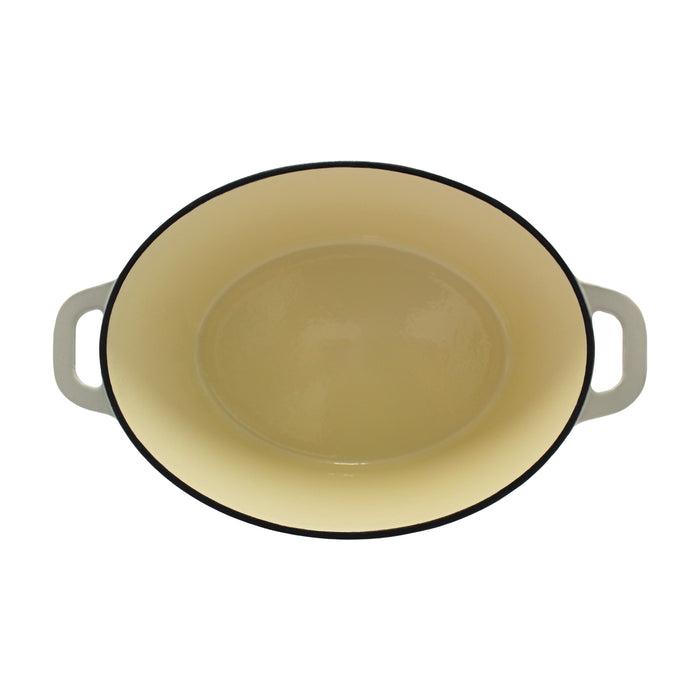 Image 8 of Shopberghoff Neo Cast Iron 5qt. Oval Dutch Oven 11.5" with Lid, Meringue