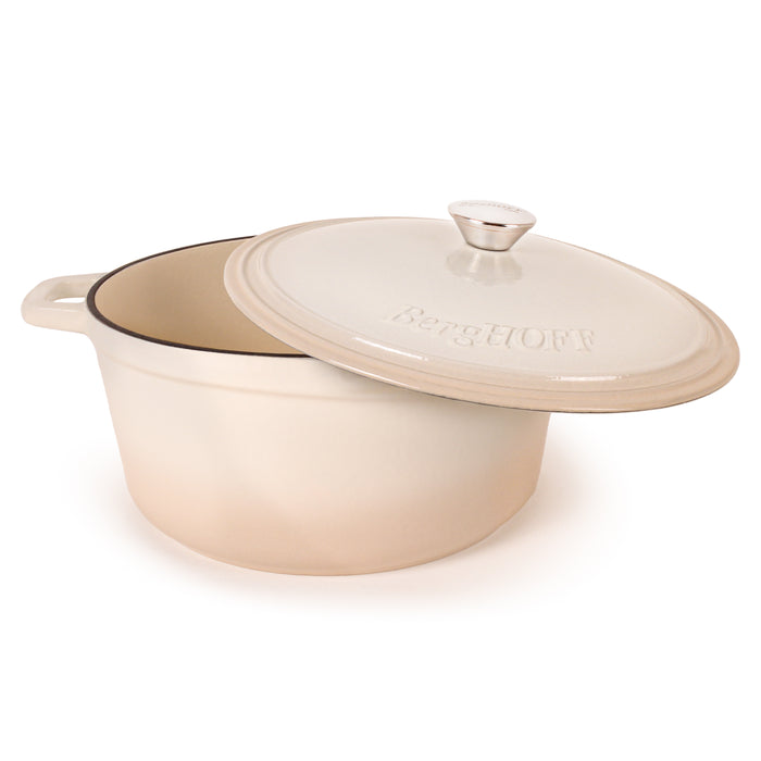 Image 5 of Shopberghoff Neo Cast Iron 7qt. Round Dutch Oven 11" with Lid, Meringue