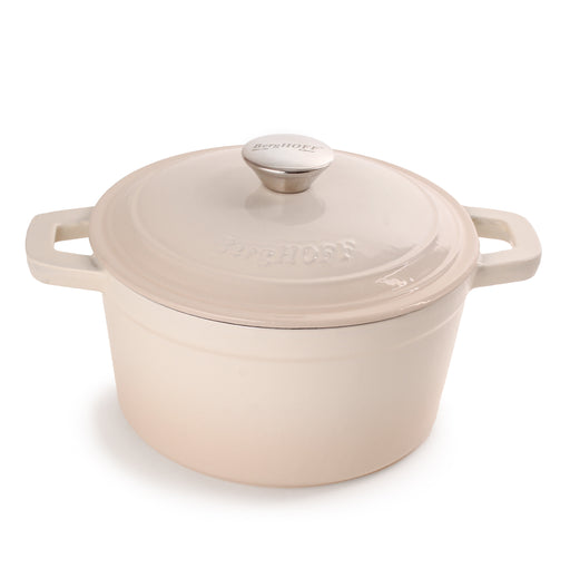 Image 1 of Shopberghoff Neo Cast Iron 3qt. Round Dutch Oven 8" with Lid, Meringue