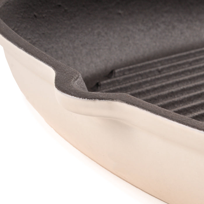Image 4 of Shopberghoff Neo 11" Cast Iron Square Grill Pan, Meringue