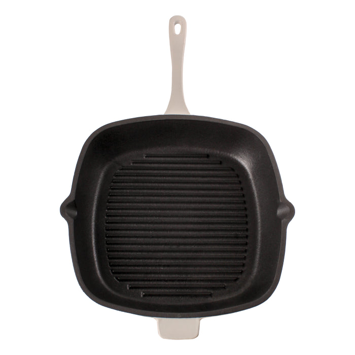 Image 6 of Shopberghoff Neo 11" Cast Iron Square Grill Pan, Meringue