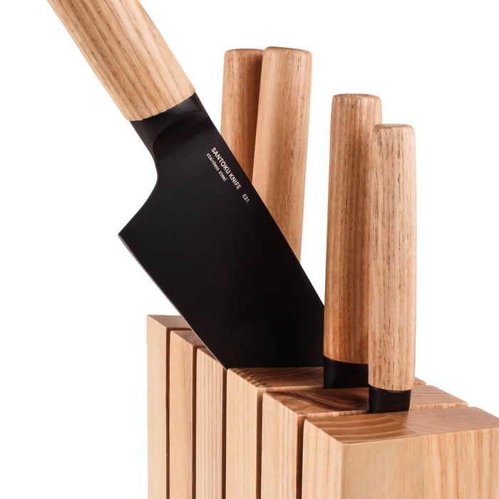Image 6 of Shopberghoff Ron Stainless Steel 6pc Knife Block Set, Natural