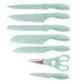 Image 2 of Shopberghoff 8Pc Stainless Steel Kitchen Knife Set with Universal Knife Block, Mint