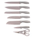 Image 2 of Shopberghoff 8Pc Stainless Steel Kitchen Knife Set with Universal Knife Block, Gray