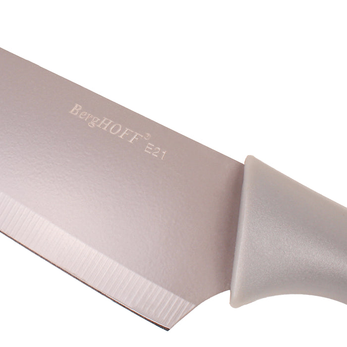 Image 4 of Shopberghoff 8Pc Stainless Steel Kitchen Knife Set with Universal Knife Block, Gray