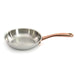 Image 7 of Ouro Gold 14pc 18/10 Stainless Steel Cookware Set, Rose Gold Handles, Metal Lids