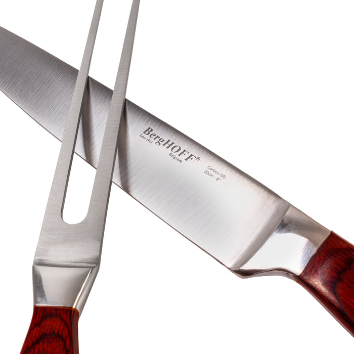 Image 6 of Pakka Wood 15pc Stainless Steel Steak & Carving Knife Set